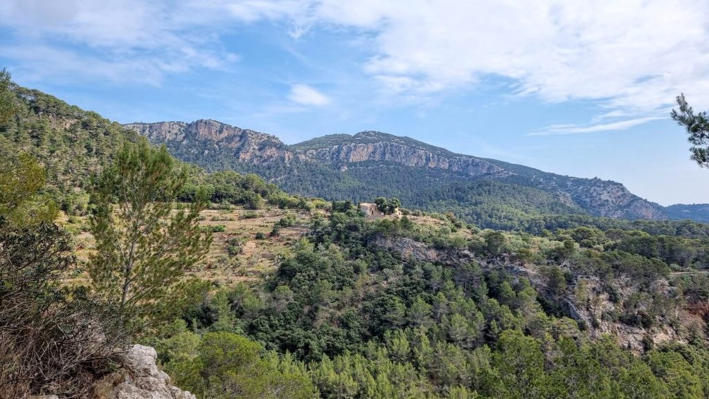Coll d'Estellencs desde Puigpunyent