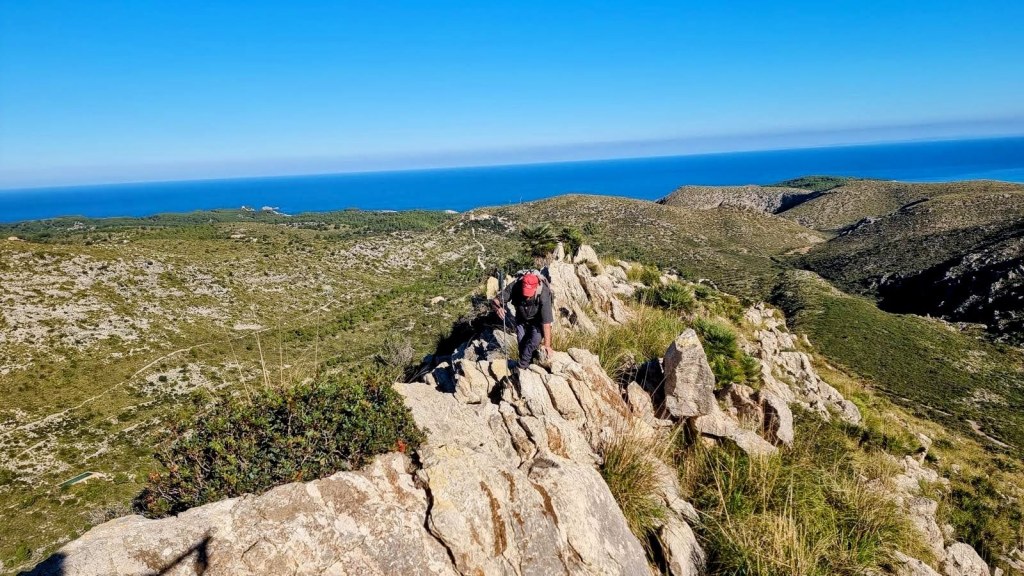 PUIG DE S’ESQUERDA Y PUIG NEGRE desde Cala&nbsp;Mesquida